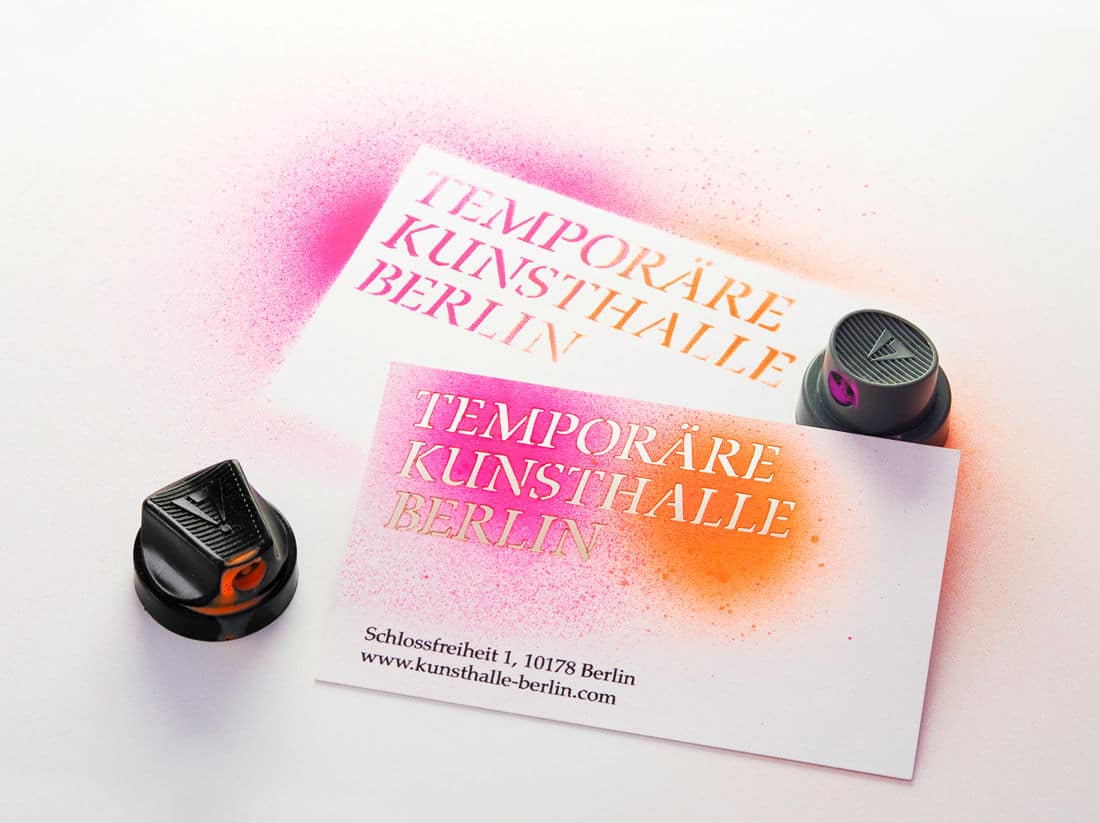 Temporäre Kunsthalle Berlin - Corporate Design Entwicklung