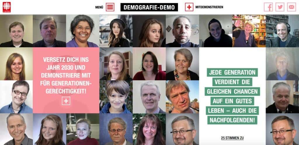 Caritas - Demografie Demo