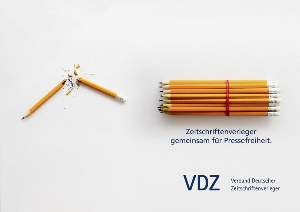 VDZ - Kampagne für Presse&shy;freiheit