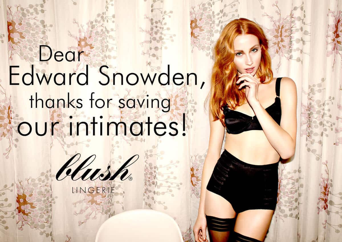 blush - Snowden Kampagne