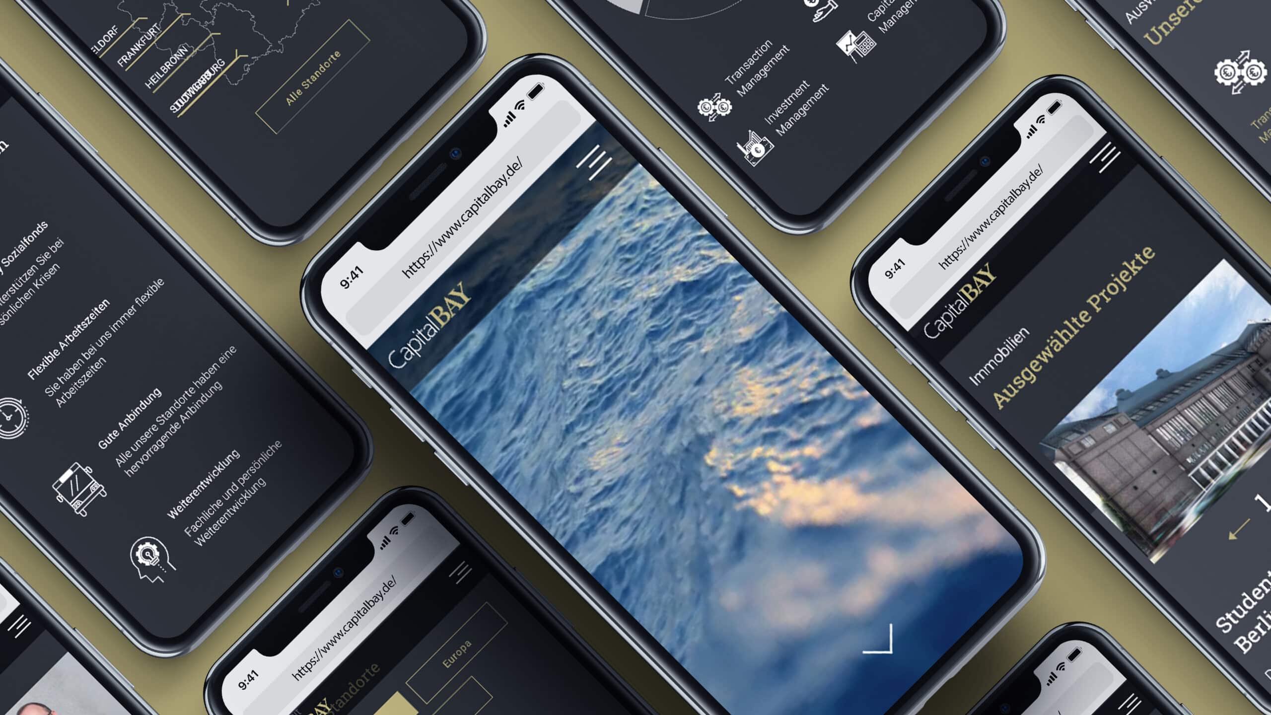Capital Bay - Webdesign
