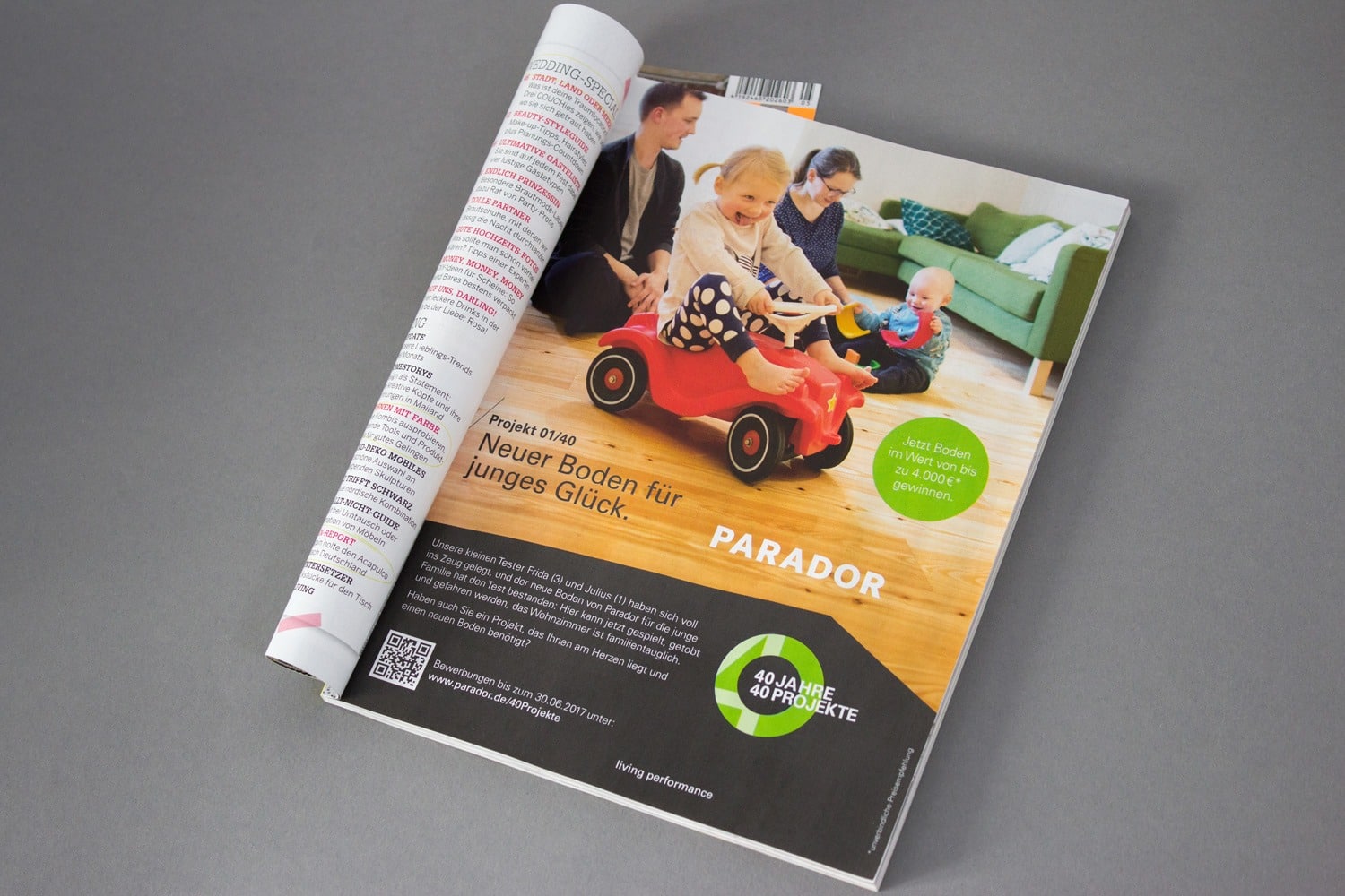 Parador Jubiläum Magazin "Neuer Boden für junges Glück"